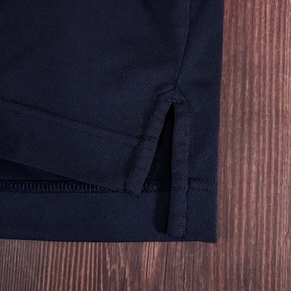 Footjoy FJ Mens Sz XXL Blue Orange Colorblock Striped One Pocket Golf Polo Shirt - Picture 4 of 12